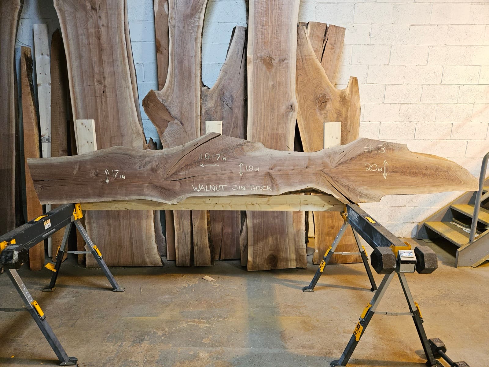 Live edge wood slab 4