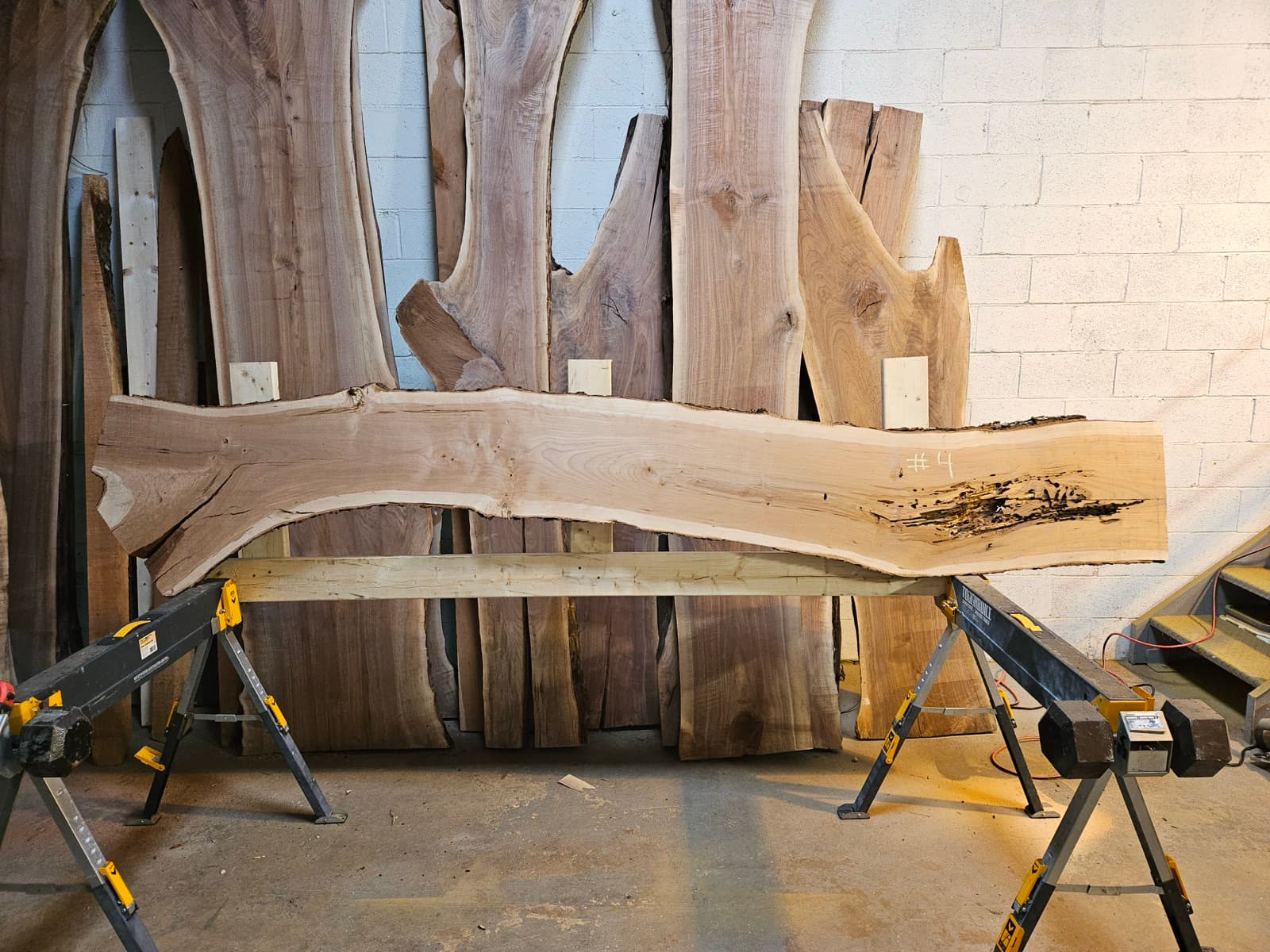 Live edge wood slab 7