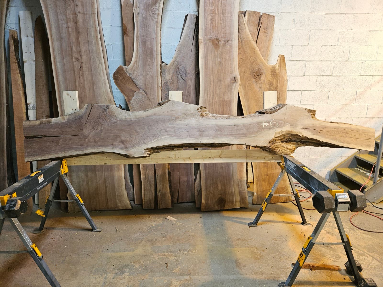 Live edge wood slab 11