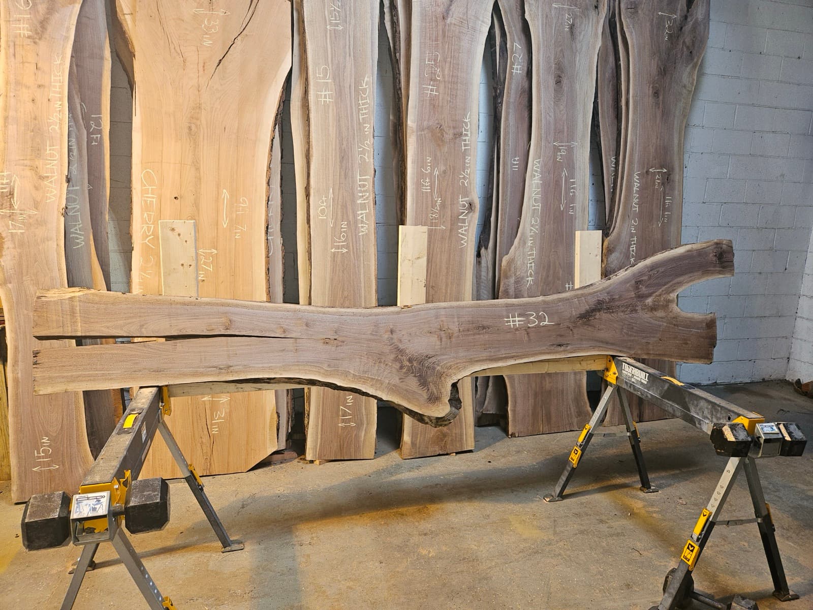 Live edge wood slab 27