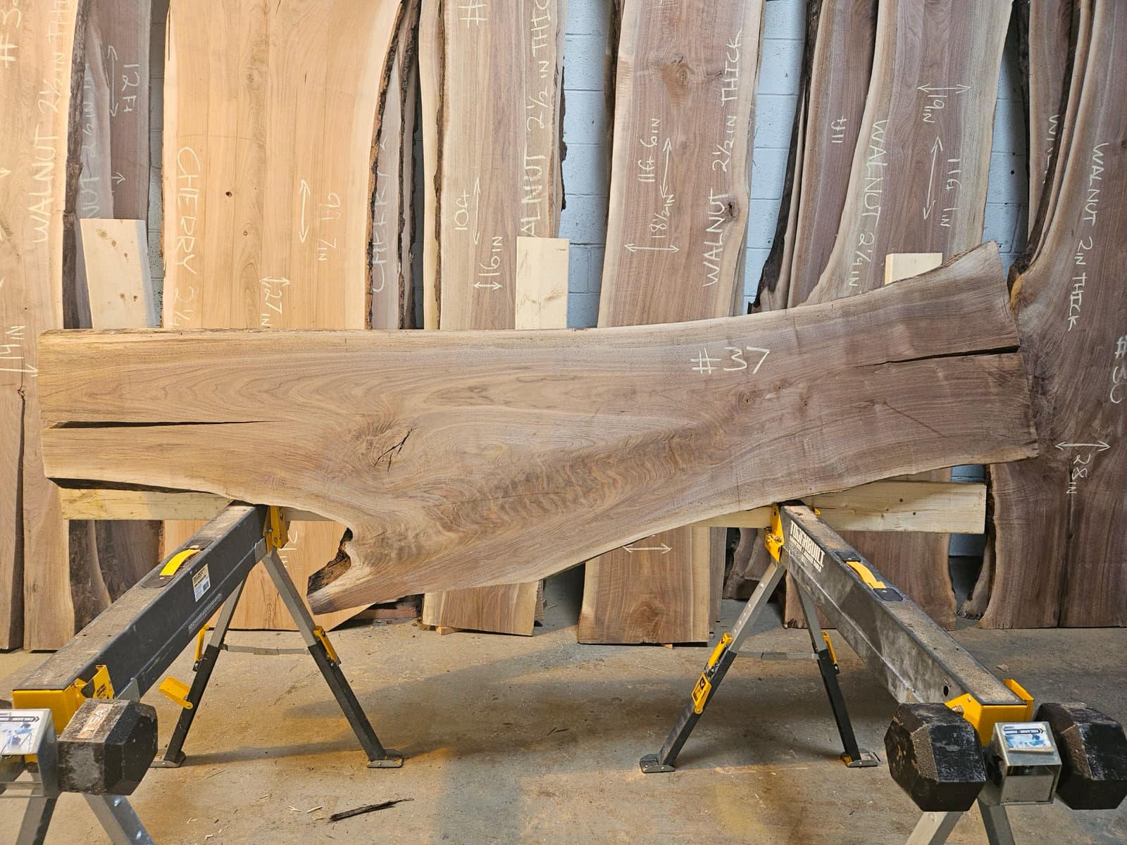 Live edge wood slab 39