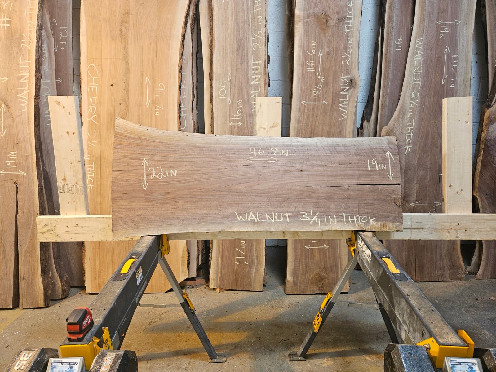 Live edge wood slab 40