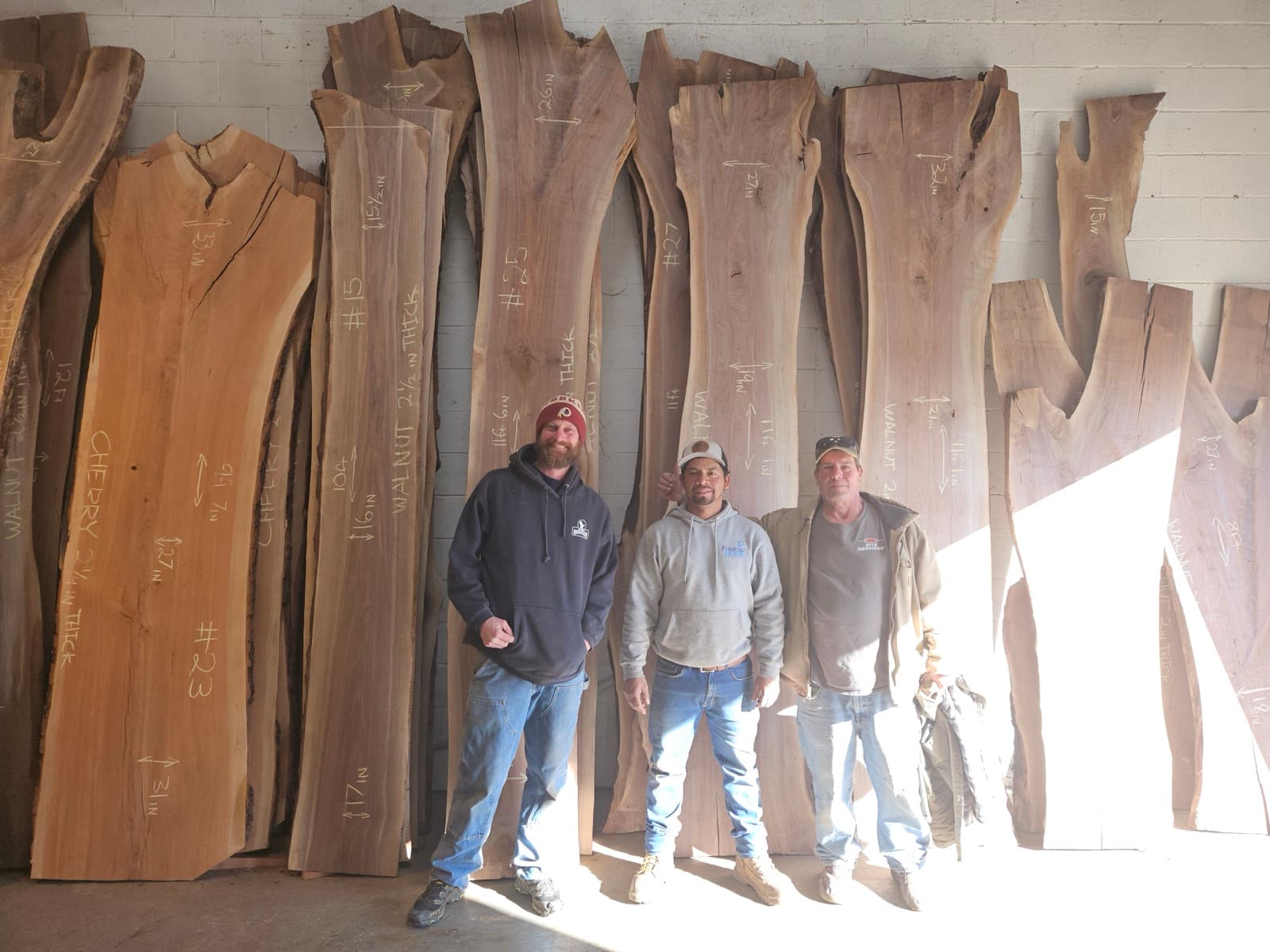 Live edge wood slab 46